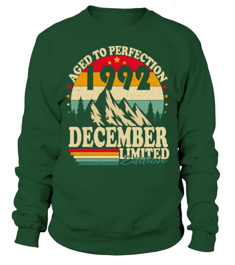 December 1992 Vintage Retro Birthday Sweatshirt Unisex