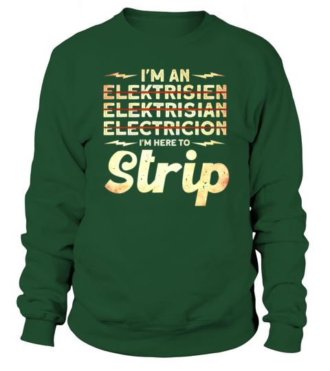 Electricial Worker Professional Electrician Sweatshirt Unisex