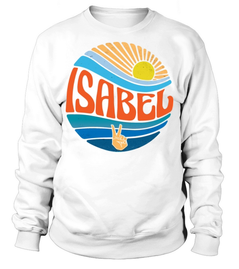 Isabel Shirt Vintage Sunset Isabel Groovy Tie Dye Sweatshirt Unisex