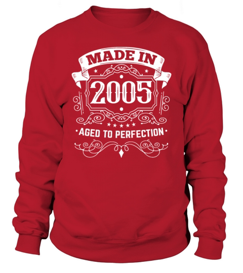 Made in 2005 vintage birthday Sweatshirt Unisex