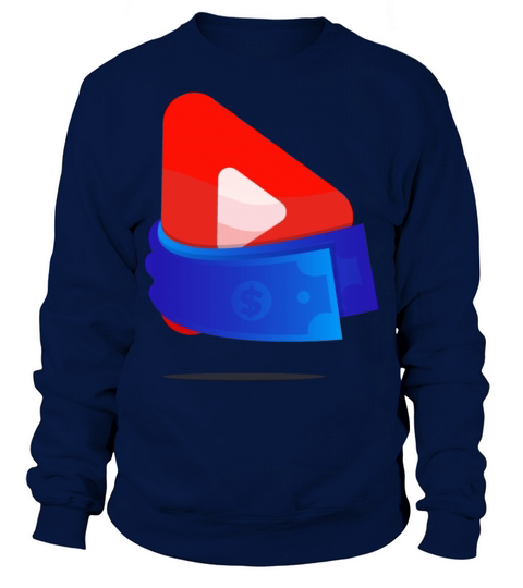 make money icon youtuber video youtube gifts Sweatshirt Unisex
