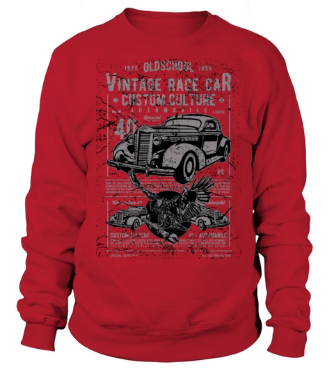 Vintage Race Car Sweatshirt Unisex