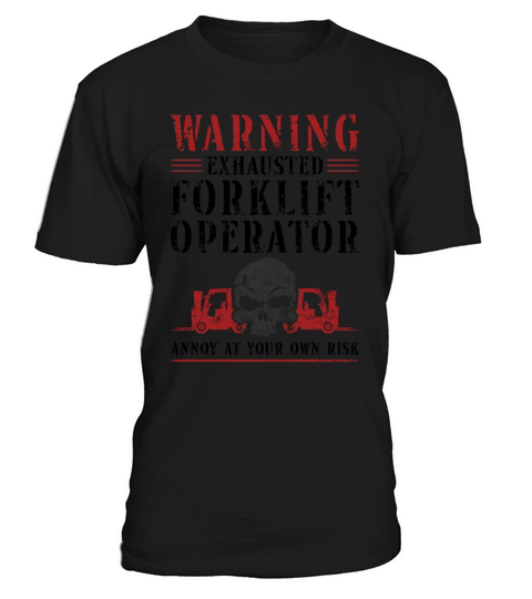 Certified Forklift Truck Operator T-Shirt Unisex