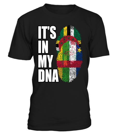 Dominican And Central African Mix Heritage DNA Fla T-Shirt Unisex