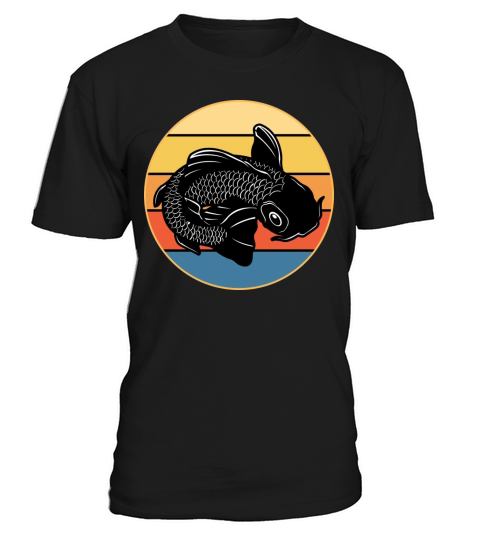 Japanese Koi Fish Vintage Retro Sunset T-Shirt Unisex