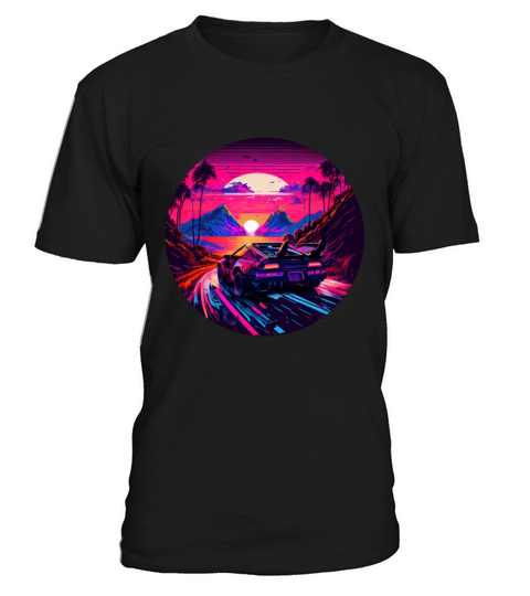 Retrowave Synthwave 80s Design T-Shirt Unisex