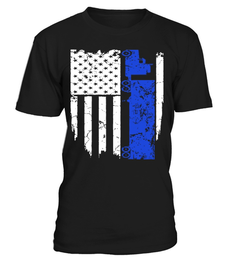 Truck Driver Trucker Flag Hanes Tagless racing T S T-Shirt Unisex