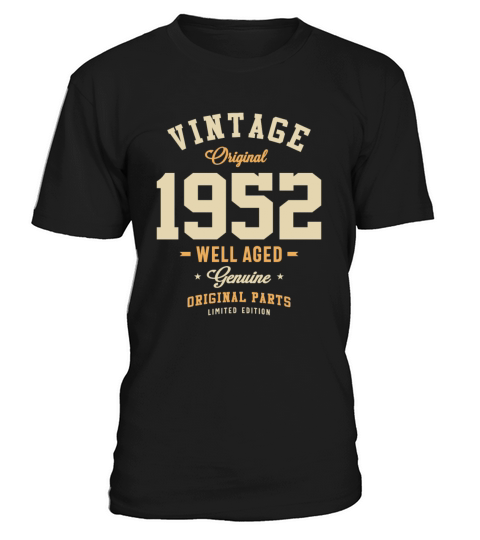 Vintage Original 1952 71st Birthday T-Shirt Unisex