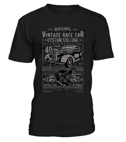 Vintage Race Car T-Shirt Unisex
