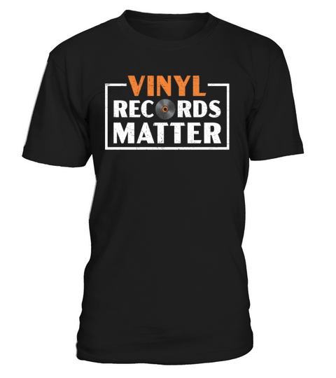 Vinyl Records Matter Record Player Music Lover T-Shirt Unisex