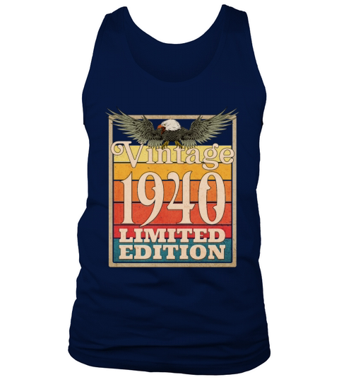 1940 Vintage Retro American Eagle Limited Edition Tank Top Unisex