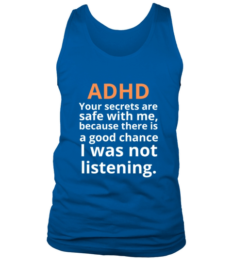 ADHD Joke Tank Top Unisex