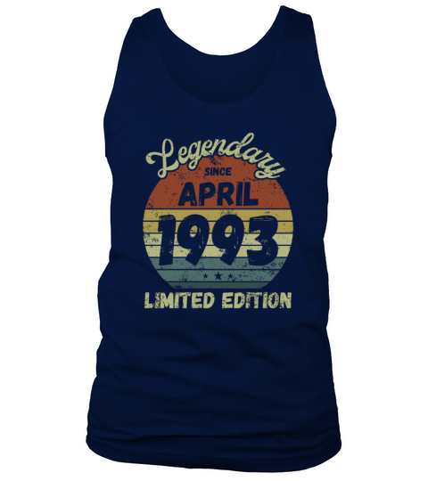 April 1993 - Vintage Birthday Present Tank Top Unisex