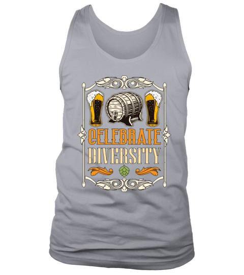 Beer Brewing Celebrate Diversity Beer Home Brewer Tank Top Unisex