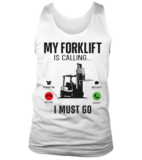 Certified Forklift Truck Operator Tank Top Unisex