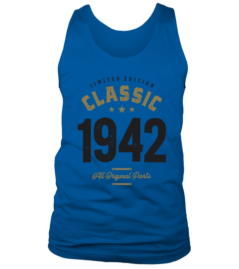 Classic 1942 80th Birthday Tank Top Unisex