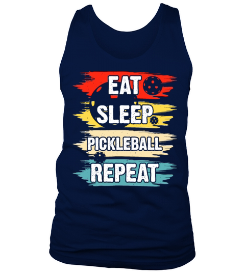 Eat Sleep Pickleball repeat Tank Top Unisex