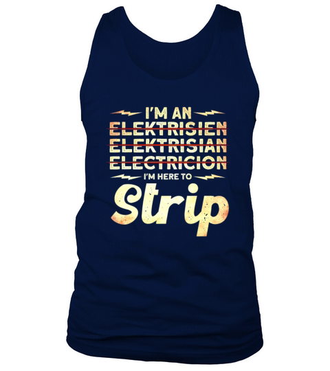 Electricial Worker Professional Electrician Tank Top Unisex