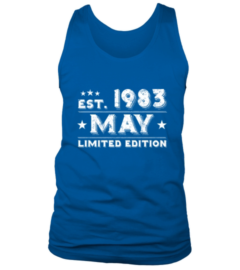 Est May 1983 - Birthday Present - Vintage Tank Top Unisex