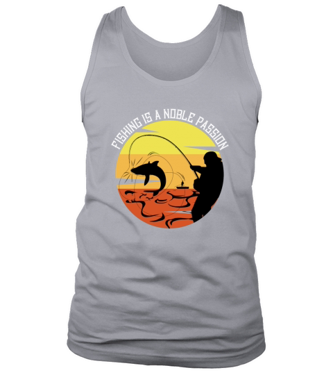 fishing is a noble Passion retro vintage Tank Top Unisex