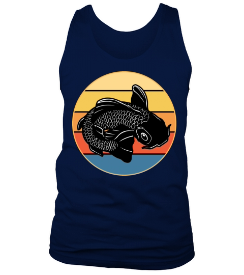 Japanese Koi Fish Vintage Retro Sunset Tank Top Unisex
