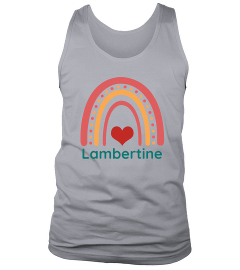 Lambertine Vintage Boho Rainbow Tank Top Unisex