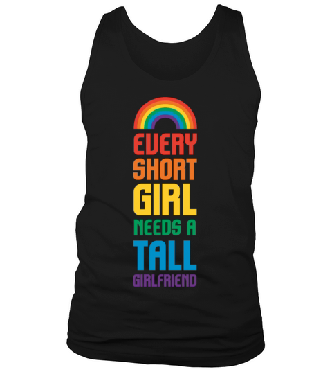 Lesbian Couples Colorful Gay Pride For Women Gift Tank Top Unisex