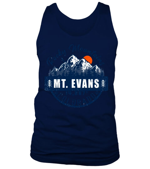 Mount Evans Colorado Tank Top Unisex