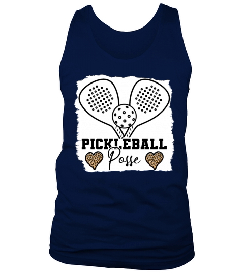 Pickleball Posse Bleached Design For Picklers Tank Top Unisex