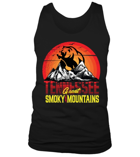 Tennessee Great Smoky Mountains Camping Trip Tank Top Unisex