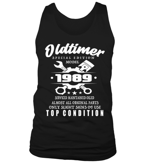 Vintage Special Edition Model 1989 Birthday Tank Top Unisex