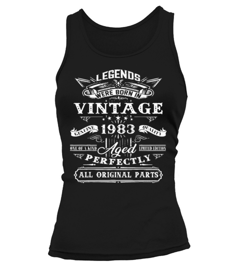 40th Birthday Gift For Legends Born 1983 40 Yrs Ol Tank top Woman