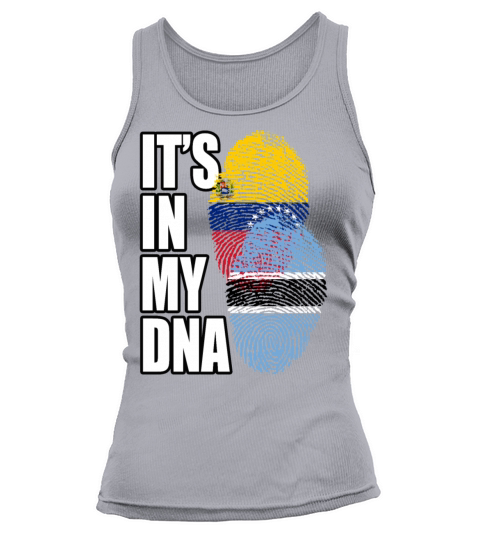 Botswana And Venezuelan Mix Heritage DNA Flag Tank top Woman
