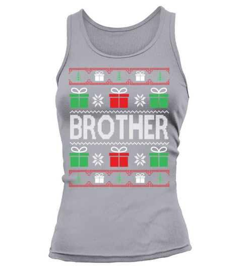 Brother ugly christmas sweater Tank top Woman
