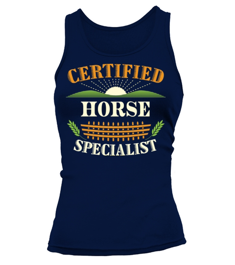 Certified Horse Specialist Farmer Funny Farming Tank top Woman