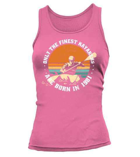 Kayak-Rafting KAYAKER Vintage 1981 Birthday Tank top Woman