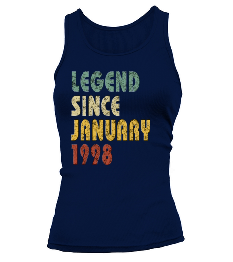 Legend Since January 1998 Retro Vintage Birthday Tank top Woman