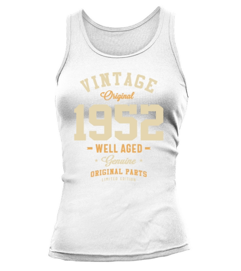 Vintage Original 1952 71st Birthday Tank top Woman
