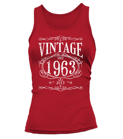 Vintage since July 1963 - Birthday Present Tank top Woman