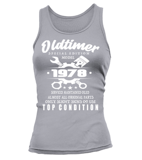 Vintage Special Edition Model 1978 Birthday Tank top Woman