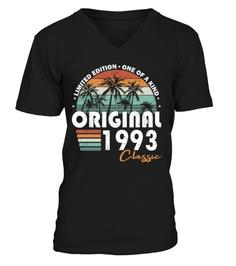 30th birthday vintage 1993 original 1993 V-Neck T-shirt