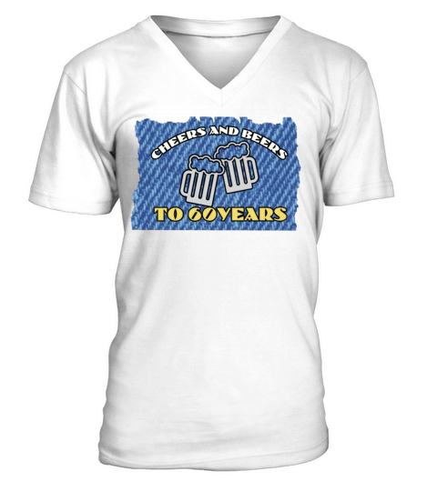 60th Birthday V-Neck T-shirt