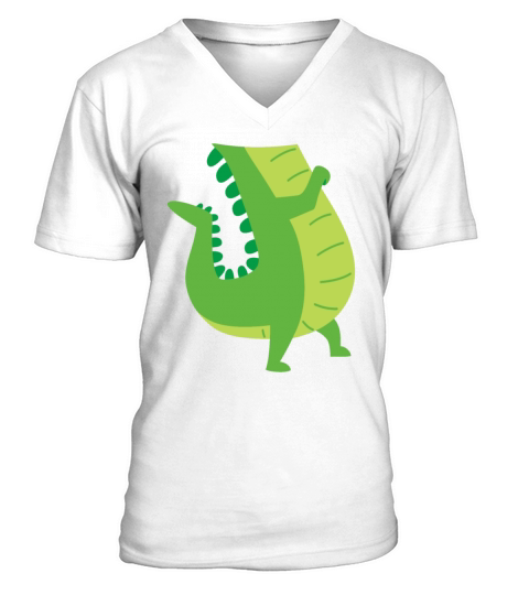 Alligator Costume - Gator Crocodile Zoo Animal Lov V-Neck T-shirt
