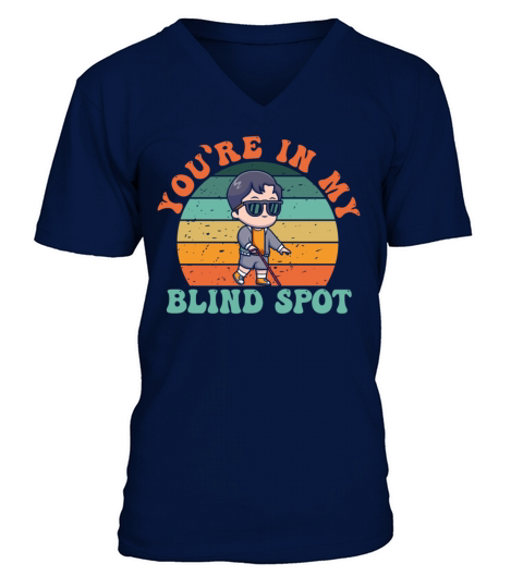 Blind Blindness Awareness Visually Impaired People V-Neck T-shirt