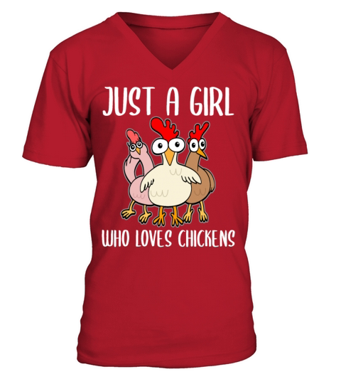 Funny Chickens Chicken Lover Quote Gift V-Neck T-shirt