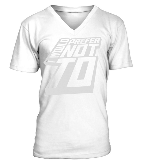 I prefer not to V-Neck T-shirt