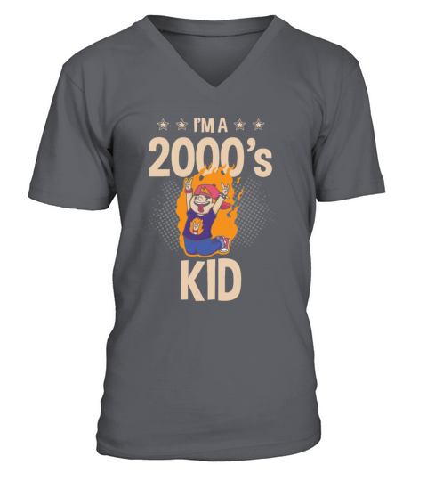 Im A 2000s Kid Decade 2000 Era Millenium Vintage V-Neck T-shirt