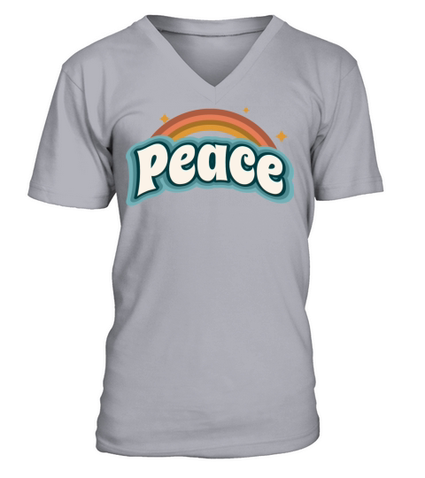 Peace Vintage V-Neck T-shirt
