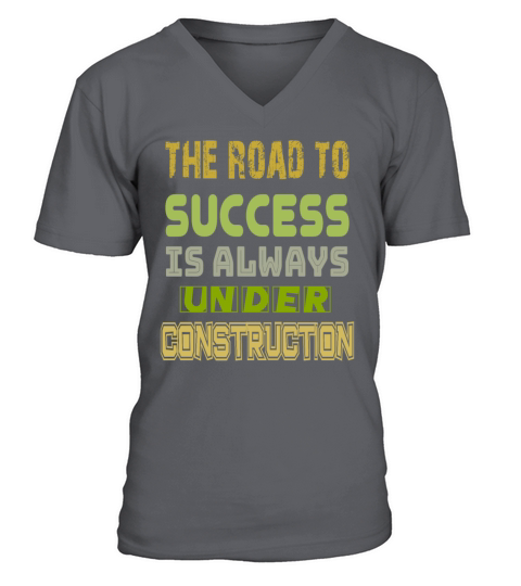 the road to success V-Neck T-shirt