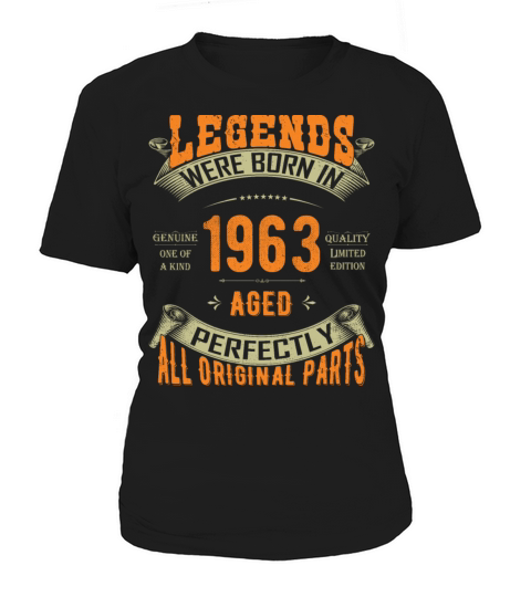 60th Birthday Vintage Legends Born In 1963 Women's T-Shirt